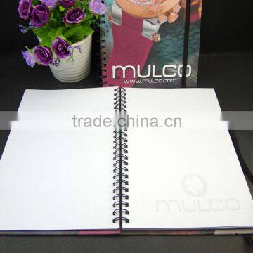 A5 Paper Hardcover Spiral Journal With Black Elastic Band photo-4