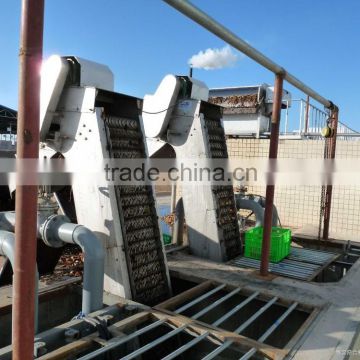 Pretreatment mechanical grille machine for waste water treatment