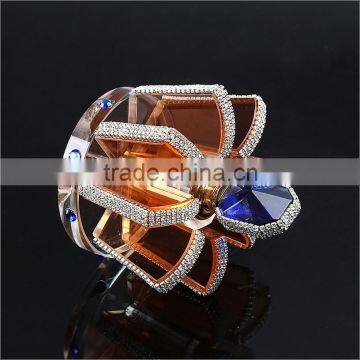 Fashion Round Shape Crystal Empty Hot Sell Perfume Bottles photo-2