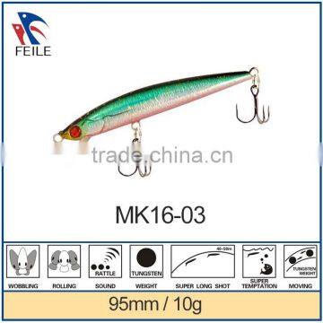 plastic minnow lure bass bait