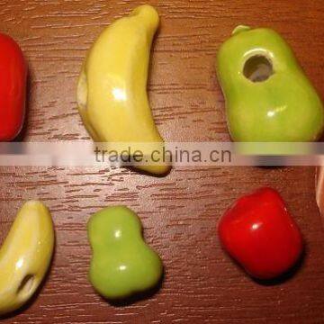 Fruit Shaped Ceramic Beads