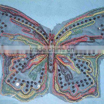 lace motif butterfly shape