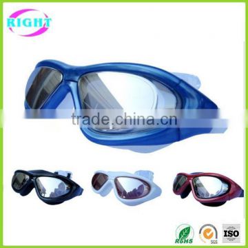 High quality cool wide vision swimming goggles