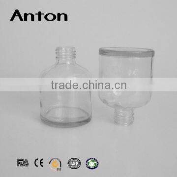 200ml 6oz Clear Aroma Reed Diffuser Glass Bottle With Stopper and Screw Cap photo-2