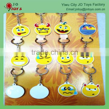 Emoji Products 4.1CM Emoji Plastic Keychain For Capsule Toy