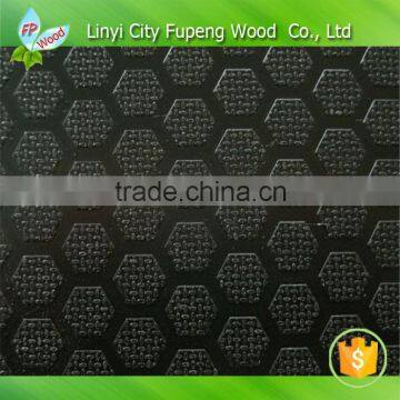 Black non-slip film faced plywood for construction from manufacturer