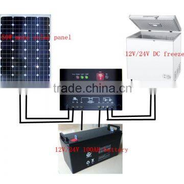 100L solar freezer hotsale DC 12V/24V solar freezer 12V DC/230V AC DC 12V DC 24V fridges refrigerator 40L AC DC portable car fre