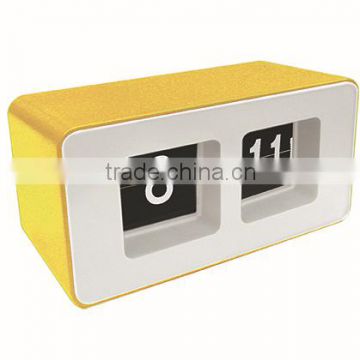 plastic flip clock, desk clock, square clock