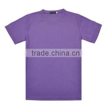 2016 very cheap purple promitional training tshirt wholesale