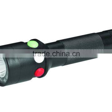best cheap SameThree different colors Red,Green, White Alimunium Allay Rechargeable LED Flashlight
