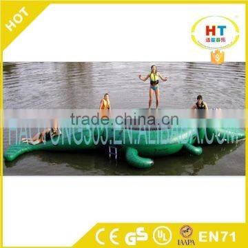Amusement Park Bouncer Games Inflatable Jumper Water Trampoline for Kid and Adult