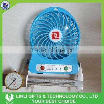 Unique New Design Portable USB Fan Rechargeable Mini USB Fan LED Light USB Mini Fan With Power photo-5