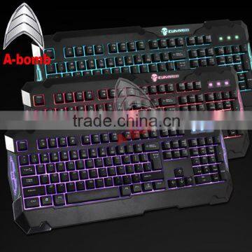 2016 A-bomb waterproof mechanical keyboard computer keyboard with LED light