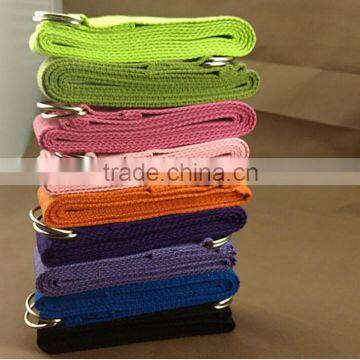 High Quality Adjustable Metal D-Ring Yoga Strap photo-4