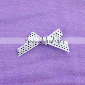 Dot satin ribbon bow for lingerie