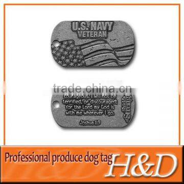 vintage veteran army dog tags China supplier