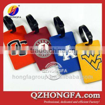 Custom soft pvc luggage tag