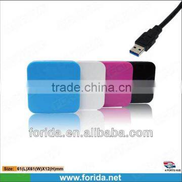 with LED logo indicate hotselling slim size 4 ports 3.0 usb hub