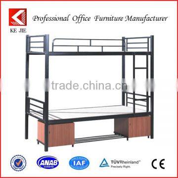 Hot Selling 2 Layer Dormitory Double Deck Metal Student Bed