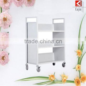 Professional Doctor Medical Cart Metal Book Cart Cart With Wheels Handle With CE Certificate Quality Choice photo-4