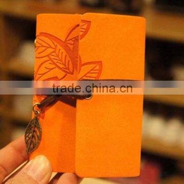 Embossing Leaf Design PU Leather Card Holder Bag photo-4