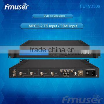 FUTV3506 DVB-T2 modulator (2*ASI in,1* IP out,QPSK/16QAM/64QAM/256QAM )with network system