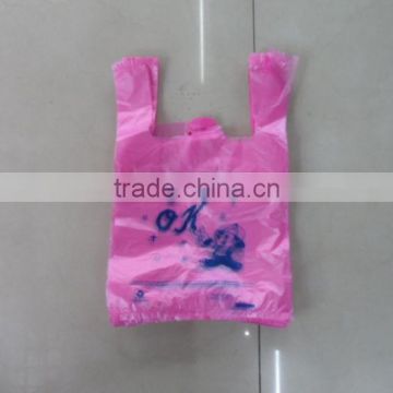 HDPE supermarket t-shirt bags/vest bags