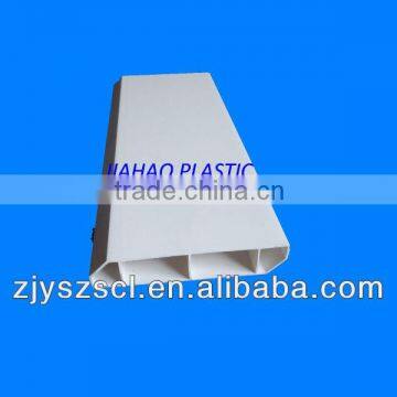 high quality white PVC profile