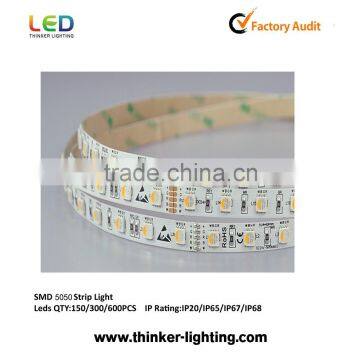 Hot selling DC12V 24V 60 72 84 leds/m 5050 rgbw led strip