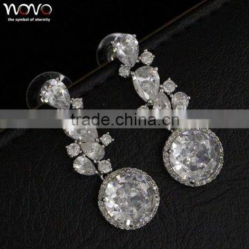 2016 High Quality Natural Brass Zircon Earring photo-2