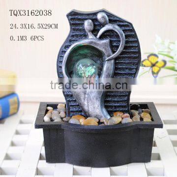 Resin Indoor Artificial Waterfall Dancing Water Fountain with ball                        
                                                Quality Choice