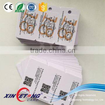 Printed Plastic Customized Keychain Combo PVC Cards With Qrcode photo-3