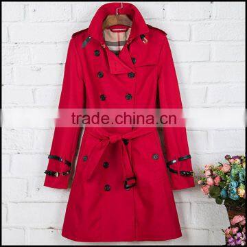 2016 Latest Coat Designs for Women and Women's Long Coat Made in China Guangzhou photo-4