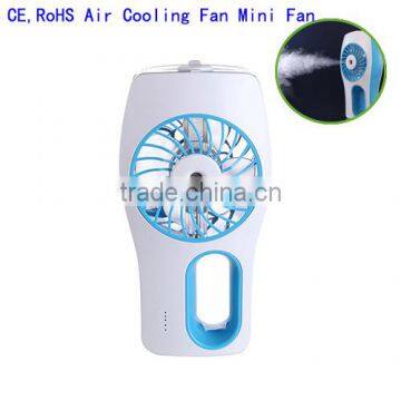 Free Sample Table Electric Rechargeable Mini Fan, CE Air Cooling Fan Mini Fan