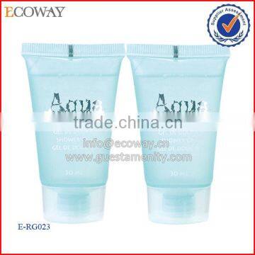 High class blue 30ml-200ml cosmetic tube with logo print