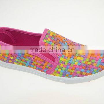 Fashion Handmade Woven Elastic Shoes,comfortable Elastic Walking Shoes