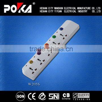 13A Multi schuko socket outlet with Individual Switches