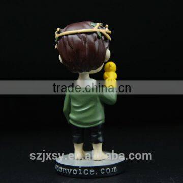 cartoon resin small boy figure anime