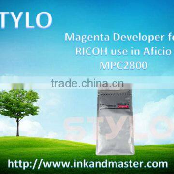 Magenta Developer for Ricoh use in Aficio MPC2800, professional and responsible manufacturer