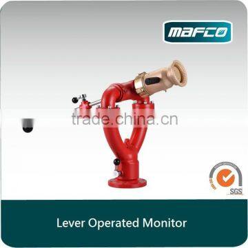 Lever operator fire fighting water monitor fire hydrant monitor