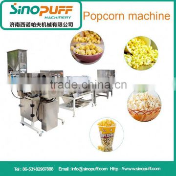 Continuous Savory Caramel Popcorn Machine