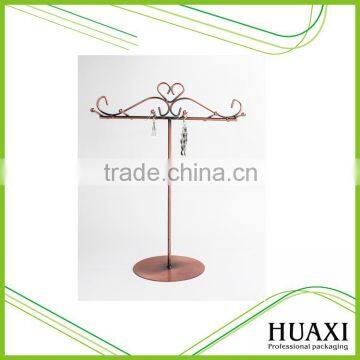 Custom top quality metal jewelry display stand for earrings displaying