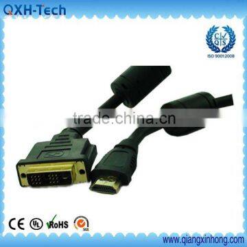 Gold Plated DVI-D Dual Link To High Definition Copper Cable Link