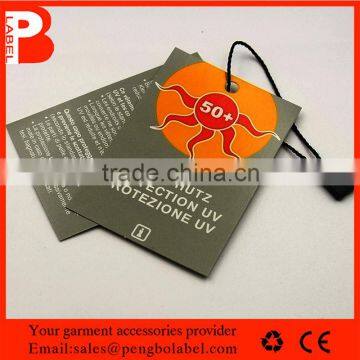 wholesale hang tag for girls garments