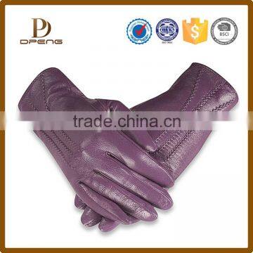 China OEM manufacturer thin winter leather safety gloves