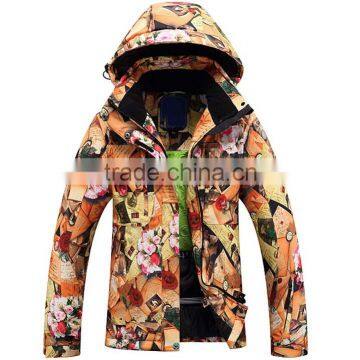 Custom Lady Colorfull Plus Size Ski Jacket