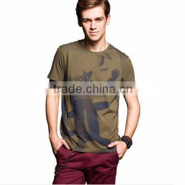 Cheap Mens Casual Round Neck Printing T Shirts