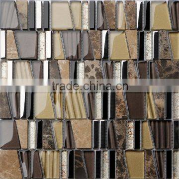 2016 Customized Design Irregular Mosaic Tile for Interior Installation FR7222