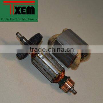 Rotor and Stator for Makita 9523 angle grinder, Makita 9523 armature, motor parts