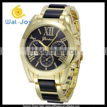 WJ-3589-2 multicolor stainless steel charming vogue Geneva best selling wrist hand watch